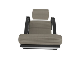 Armchair isolated on background. 3d rendering - illustration