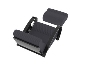 Armchair isolated on background. 3d rendering - illustration