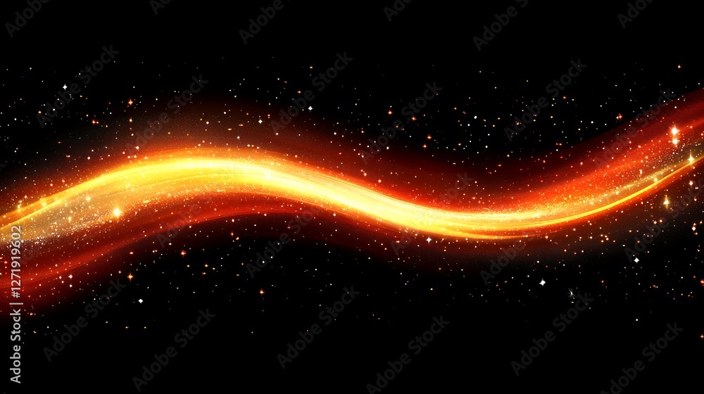 Poster gradient abstract red orange glow