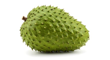 Soursop Fruit Still Life Exotic Green Tropical Flavor Isolated