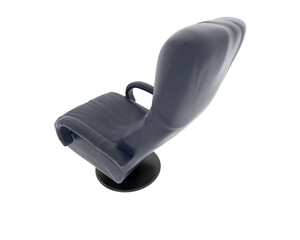 Armchair isolated on background. 3d rendering - illustration