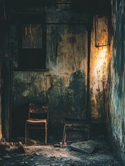 Abandoned Schoolhouse in Ruins
