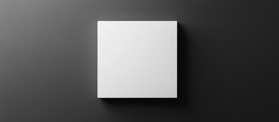 Fototapeta premium Abstract Art Blank Canvas Gray Minimalist Background Design Mockup