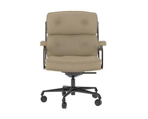 Fototapeta premium Armchair isolated on background. 3d rendering - illustration