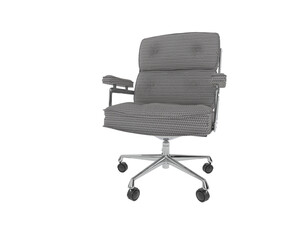 Armchair isolated on background. 3d rendering - illustration