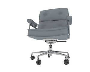 Armchair isolated on background. 3d rendering - illustration