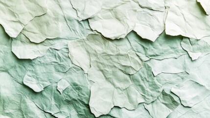 Fototapeta premium Overlapping pieces of crumpled paper create an abstract background