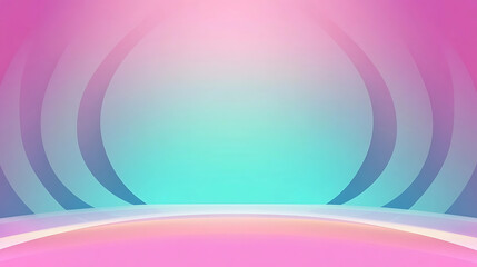 Fototapeta premium Gentle background for presentation, smooth gradient, colorful circular shapes, copy space