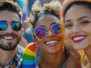 Vibrant Rainbow Pride Festival