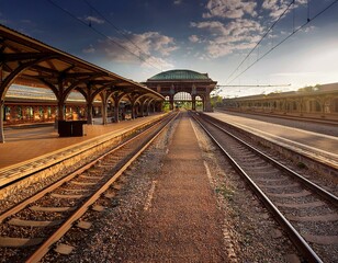 Obraz premium Estación de tren clasica