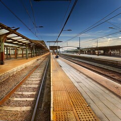 Fototapeta premium Estación de tren clasica