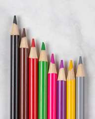 farbige stifte als grafische darstellung der wahlergebnisse von deutschland