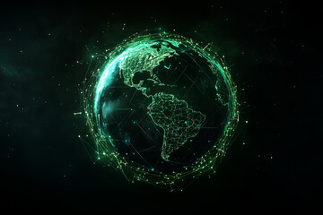 planet earth in space