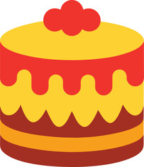 Birthday Cake vector illustration
