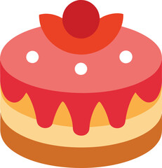 Birthday Cake vector illustration