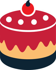 Birthday Cake vector illustration