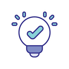 Idea icon vector stock illustration