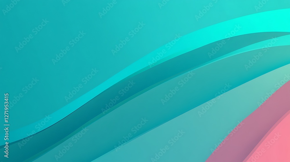 Aufkleber minimalistic glowing gradient with smooth transitions, modern and sleek design for creative projects