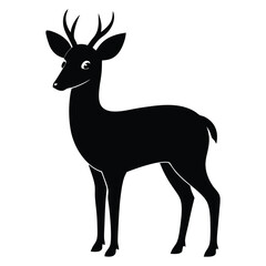 deer silhouette vector