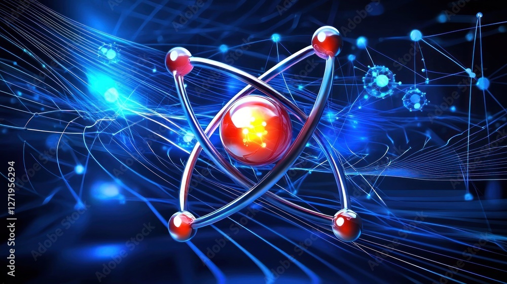 Poster atom structure: exploring the quantum realm