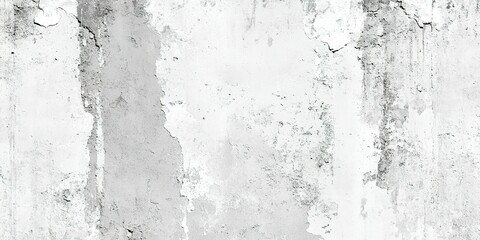 Fototapeta premium Concrete wall with texture showing cracks and discoloration in an urban environment during daylight hours