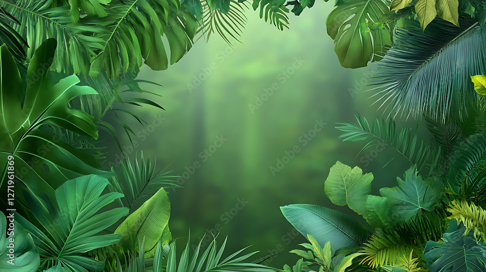 Poster Jungle backgrounds vegetation outdoors