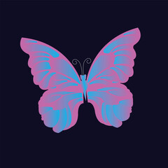 Butterfly image illustration 