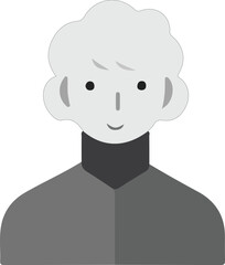 Person Profile Avatar Icon  Vector Illustration