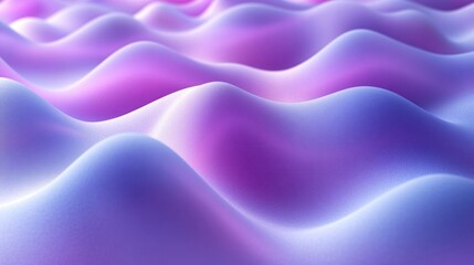 Fototapeta premium Abstract Purple Blue Waves, Digital Background
