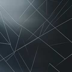 Abstract image features sharp white lines on a dark background