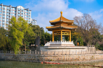 中国 上海市、七宝古鎮のお寺、七宝教寺 神鐘