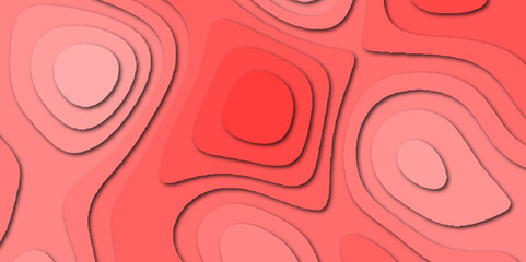 Abstract 3d wave papercut monochrome height map topographical pattern smooth gradients background, luxury papercut waves cover geometric shapes modern minimal color texture seamless background.