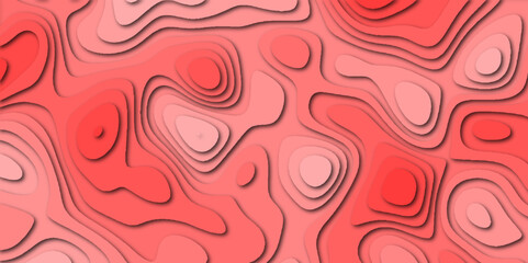 Abstract 3d wave papercut monochrome height map topographical pattern smooth gradients background, luxury papercut waves cover geometric shapes modern minimal color texture seamless background.