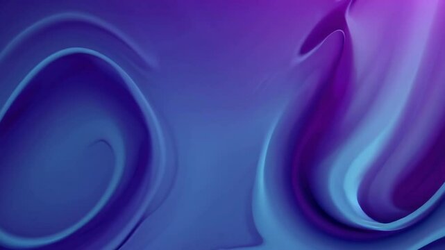 Abstract fluid art with blue and purple swirls, modern vibrant design concept