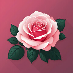 Elegant Pink Rose
