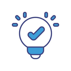 Idea icon vector stock illustration