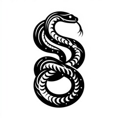 abstract snake tattoo, pattern, decoration