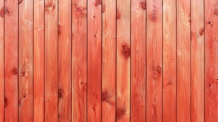 Fototapeta premium Red Wooden Planks Vertical Texture Background