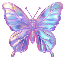 PNG Butterfly icon art aesthetic pastel.