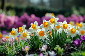 Fototapeta premium A beautiful floral flower plant wallpaper generative ai picture