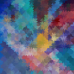 Colorful splashed abstract background. Splash effect and camouflage. Splattered backdrop.