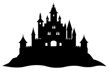 Obraz premium castle vector illustration