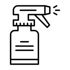 Cleaning spray Vector Icon Design Symbol