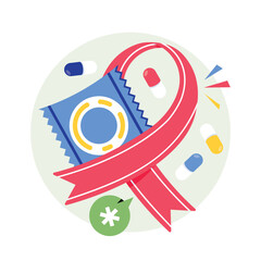 Risk Factors Concepts Style illustrations. EPS 10 File stock illustration