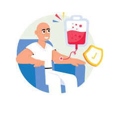 Trust Concepts Style illustrations. EPS 10 File stock illustration