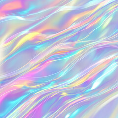 Iridescent rainbow lines vibrant