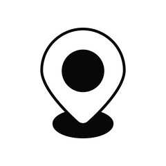 Location icon vector stock illustration