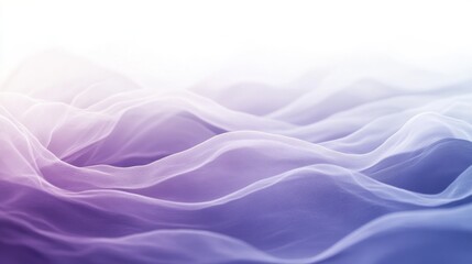 Obraz premium Abstract waves of fabric flow with gradient lighting effect
