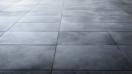 Fototapeta premium Grey Stone Floor Tiles Texture Background