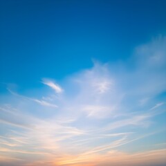 Obraz premium a clear sky